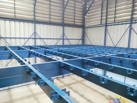 บริการออกแบบและติดตั้งชั้นลอยเพิ่มพื้นที่โกดัง